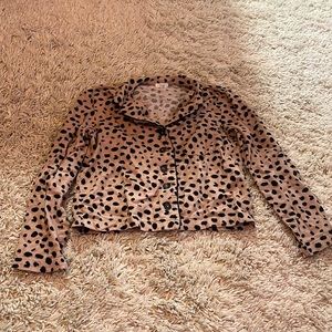 Forever 21, XS, pj top, Chateau print